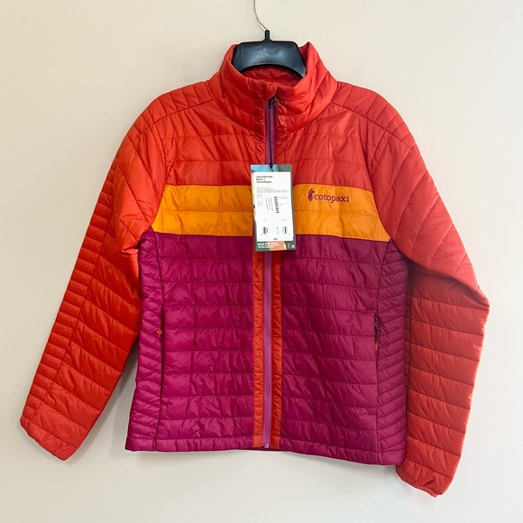 Cotopaxi NWT Women's Capa Insulated Jacket in Canyon/Raspberry, size S - Picture 3 of 15
